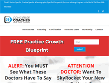 Tablet Screenshot of conciergecoaches.com